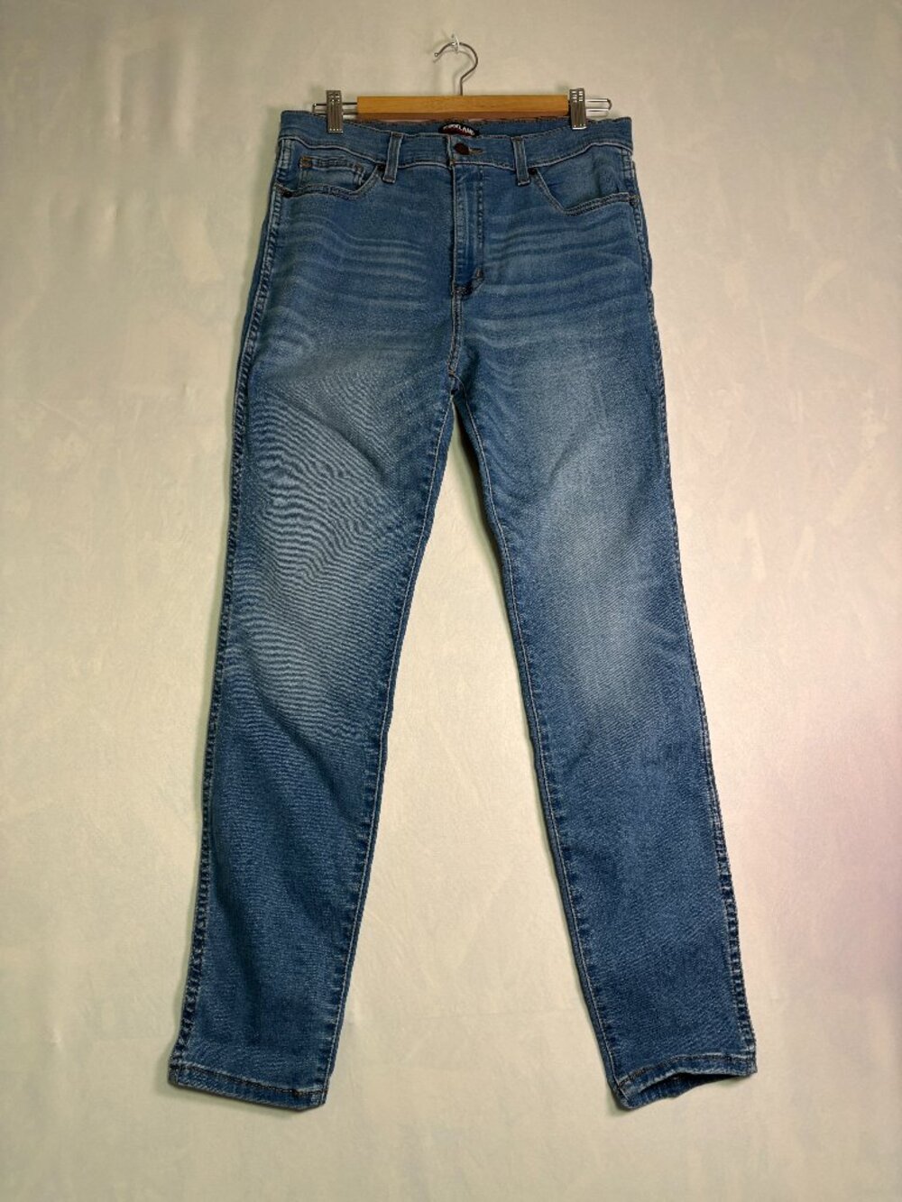 Kirkland Signature Women's High Rise Skinny Jeans Medium Blue Stretch Denim